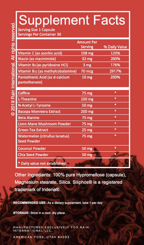 rain bryt nutritional facts